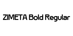 ZIMETA Bold Regular Font