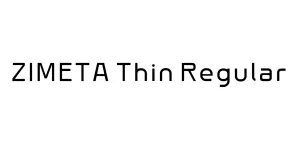 ZIMETA Thin Regular Font