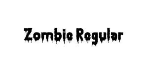 Zombie Regular Font