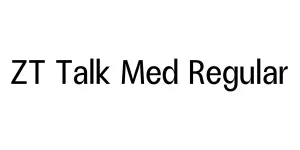 ZT Talk Med Regular Font