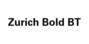 Zurich Bold BT Font