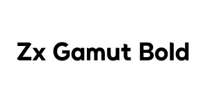 Zx Gamut Bold Font